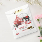 サーカスカーニバルフェスティバルテーマビッグトップ誕生日 フェイバーバッグ (封をした状態)