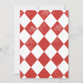 サーカスカーニバルフェスティバルテーマビッグトップ誕生日 招待状 (裏面)