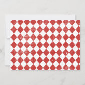 サーカスカーニバルフェスティバル動物ビッグトップキッズ サンキューカード (裏面)