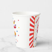 サーカスカーニバルベビーシャワー 紙コップ (右)