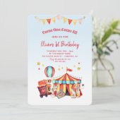 サーカスカーニバルボーイズ1st誕生日 招待状 (スタンド正面)