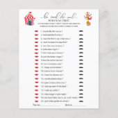 サーカスカーニバル水彩彼は彼女はゲームを言った (正面)