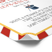 サーカスカーニバル誕生日タイムカプセルセット ポスター (角)