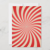 サーカスカーニバル誕生日パーティー 招待状 (裏面)