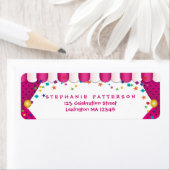 サーカスカーニバル誕生日差出人住所ラベル ラベル (インサイチュ)