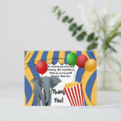 サーカスカーニバル誕生日/サンキュー ポストカード (スタンド正面)