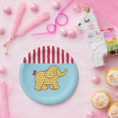 サーカスカーニバル象パーティー紙プレート ペーパープレート (パーティー)