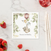 サーカスカーニバル |ウッドランド・フォレストの誕生日パーティー スタンダードカクテルナプキン (インサイチュ)