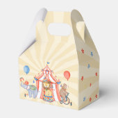 サーカスカーニバル&動物フェスティバル誕生日パーティー フェイバーボックス (裏面サイド)