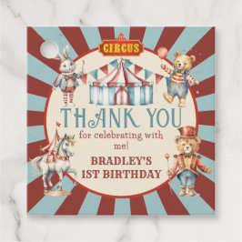 サーカスカーニバル&動物誕生日ありがとう フェイバータグ