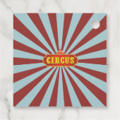 サーカスカーニバル&動物誕生日ありがとう フェイバータグ (裏面)