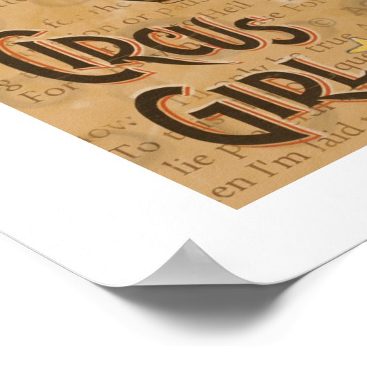 サーカスガール ポスター (角)