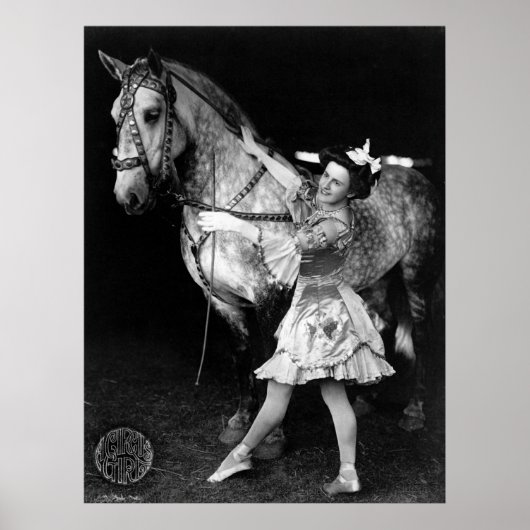 サーカスガール： 1908 ポスター (正面)