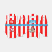 サーカスキッズパーティーで過ごす日パーソナライズされた フェイバーボックス (折り畳みなし)