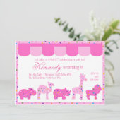 サーカスクッキー招待状 招待状 (スタンド正面)