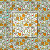 サーカスクッキー ファブリック (タイル)