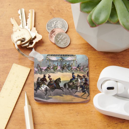 サーカスグランドフィナーレ、1872年頃。 キーホルダー (デスク)