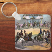 サーカスグランドフィナーレ、1872年頃。 キーホルダー (正面)