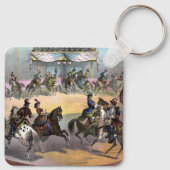サーカスグランドフィナーレ、1872年頃。 キーホルダー (裏面)