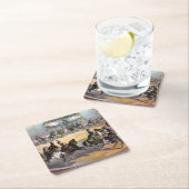 サーカスグランドフィナーレ、1872年頃。 スクエアペーパーコースター (インサイチュ)