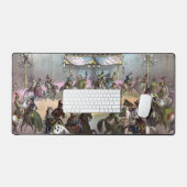 サーカスグランドフィナーレ、1872年頃。 デスクマット (キーボード&マウス)