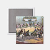 サーカスグランドフィナーレ、1872年頃。 マグネット (正面/裏面)