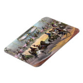 サーカスグランドフィナーレ、1872年頃。 マグネット (左側)