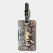 サーカスグランドフィナーレ、1872年頃。 ラゲッジタグ (正面縦)