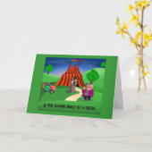 サーカスグリーティングカード カード (黄色い花)