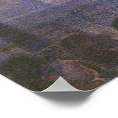 サーカスサイドショーバイジョルジュ・シュラット、ヴィンテージ・アート ポスター (角)