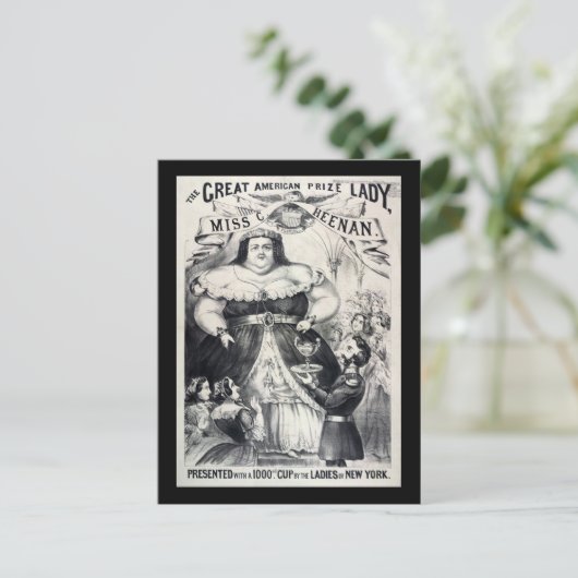 サーカスサイドショーファットレディヴィンテージ シーズンポストカード (スタンド正面)