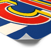 サーカスショー,ワイルドタイガー,ヴィンテージ ポスター (角)