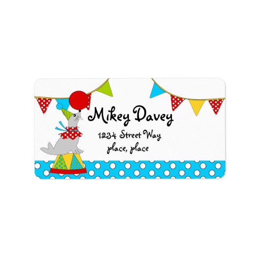 サーカスシール ラベル (正面)
