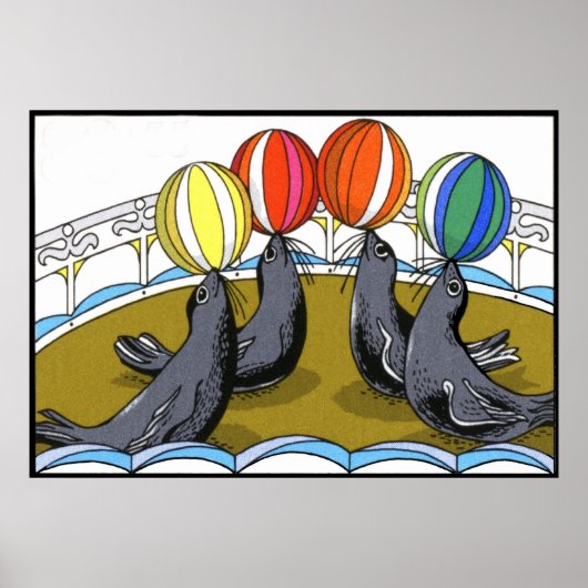 サーカスシール（23サイズ） ポスター (正面)