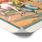 サーカスシーンの多いサーカスポスター ポスター (角)