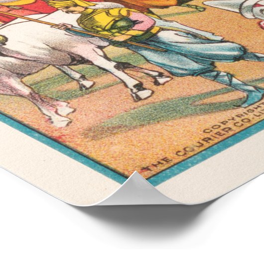 サーカスシーンの多いサーカスポスター ポスター (角)