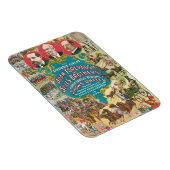 サーカスシーンの多いサーカスポスター マグネット (右側)