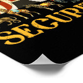 サーカススタッフパーティーセキュリティヴィンテージ ポスター (角)