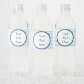 サーカスストライプのカー水瓶ラベル ペットボトルラベル (ボトル)