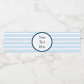 サーカスストライプのカー水瓶ラベル ペットボトルラベル (シングルラベル)