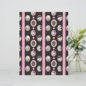 サーカスストライプカメオ紙スクラップブック8.5インチx 11インチ (スタンド正面)