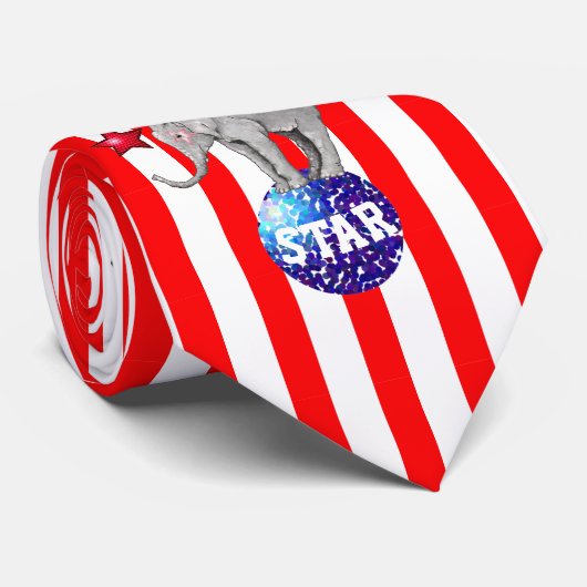 サーカスゾウストライプズカーニバル ネクタイ (ロール)