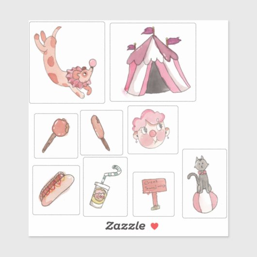 サーカスタウン シール (シート)