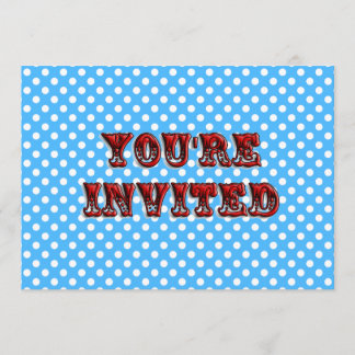 サーカスチケット招待状 招待状