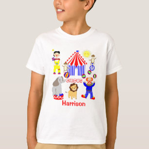 サーカステントアニメピエロ&動パーソナライズされた物 Tシャツ