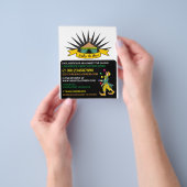 サーカステントピエロ,キッズエンターテイナー,ピエロ広告 チラシ (手)