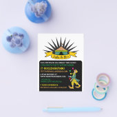 サーカステントピエロ,キッズエンターテイナー,ピエロ広告 チラシ (シングル)