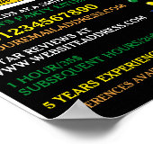 サーカステントピエロ，キッズエンターテイナー，ピエロ広告 ポスター (角)