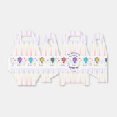 サーカステーマエレファントガールバースデーパーティー フェイバーボックス (折り畳みなし)