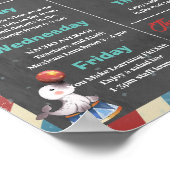 サーカステーマ先生スタッフ評価テンプレート ポスター (角)